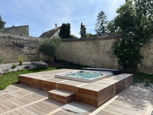 Spa encastré avec terrasse Wedeck