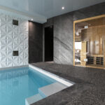 Pièce bien être - Piscine et sauna