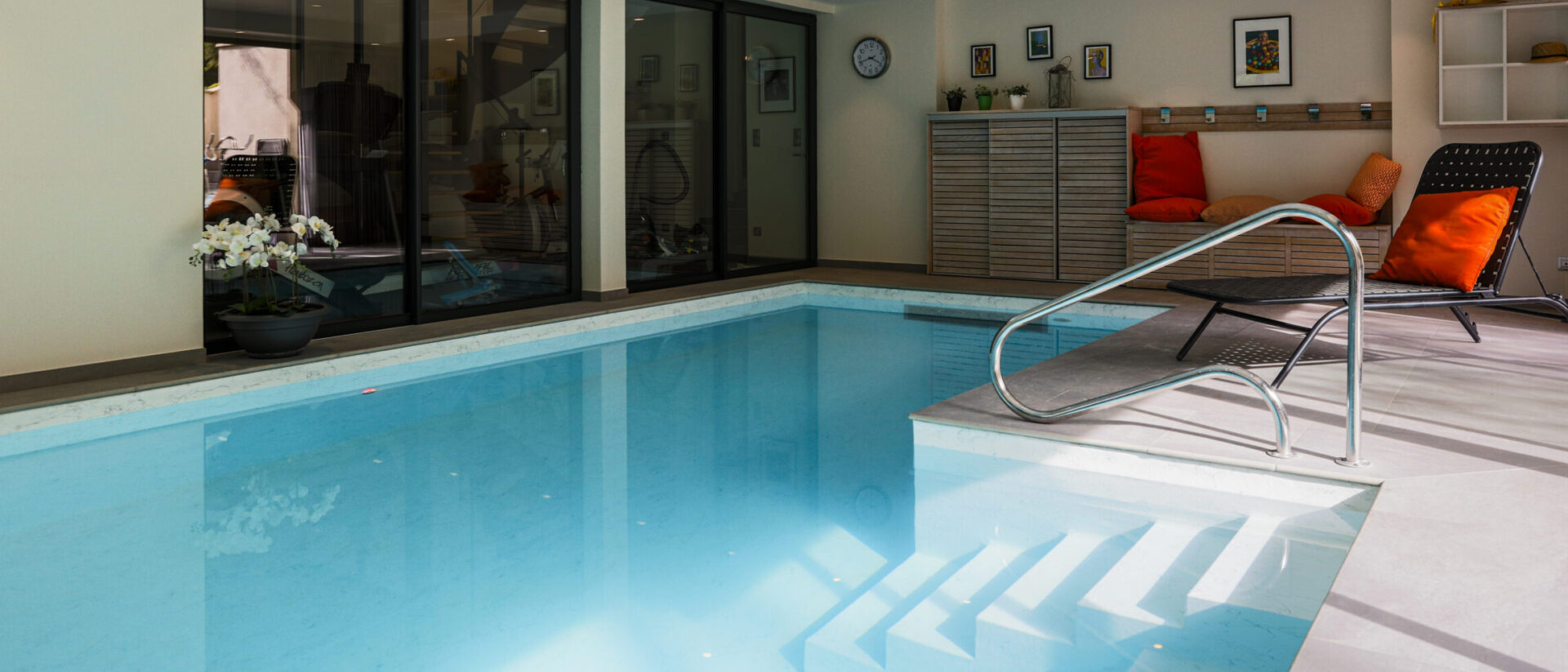 Piscine intérieure Béton sur mesure - Caen